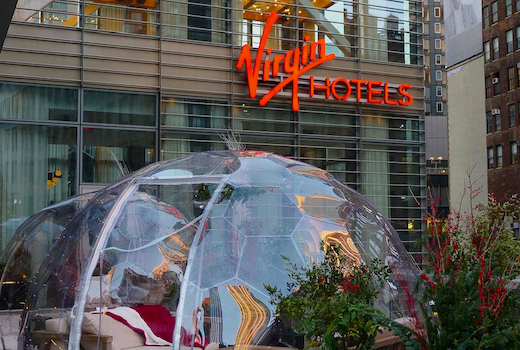 $149 Snow Globe Experience with Champagne, Cocktails, Fireplace