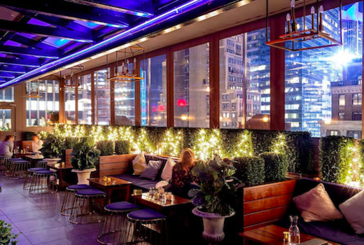 $139 Heated Rooftop 3 Course V-Day Dinner For 2 With A Bottle Of ...